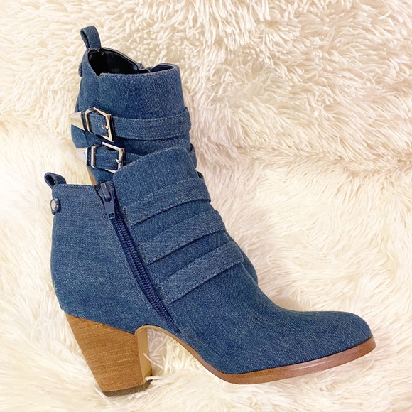 Crown Vintage Denim Booties - Great Condition - Picture 2 of 6